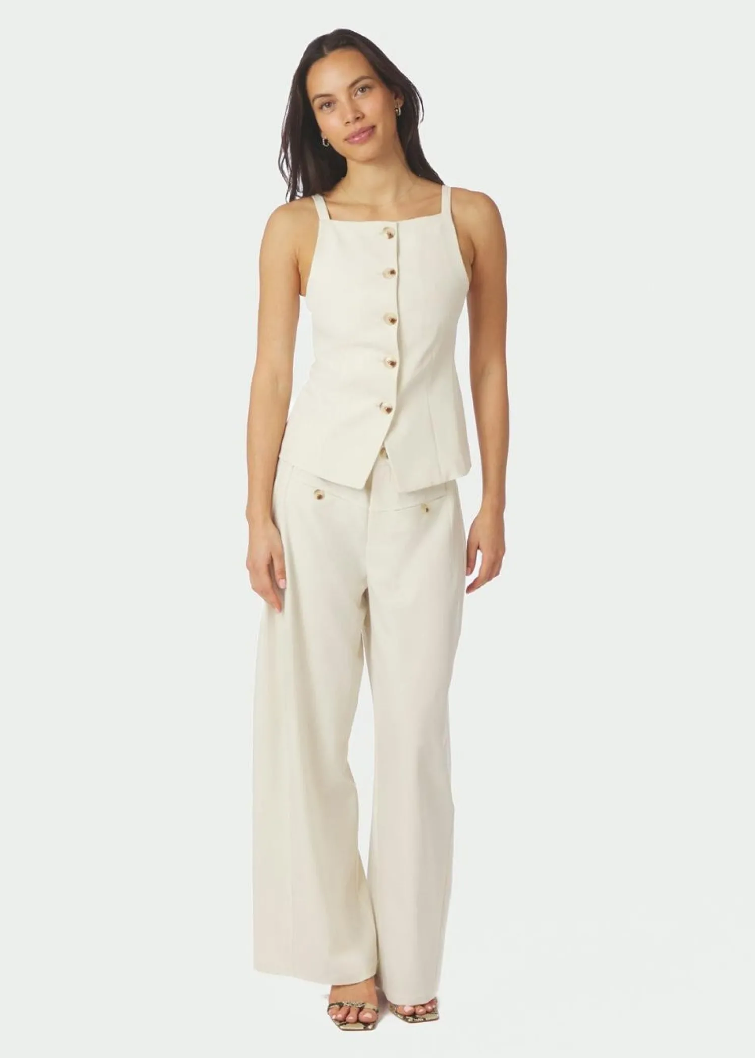 Neo Noir Kylie Structure waistcoat