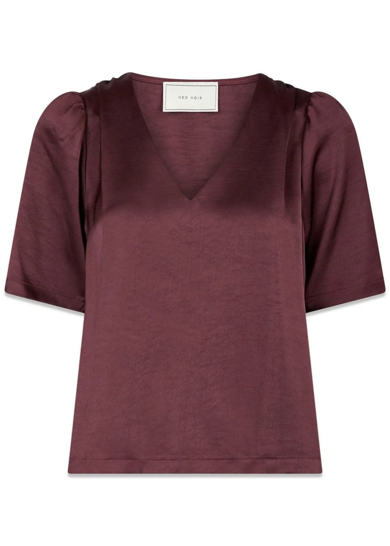 Neo Noir Largo Heavy Sateen Blouse