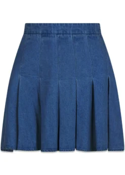 Neo Noir Laurina Denim Skirt