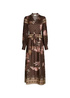 Neo Noir Nova Botanical Border Dress