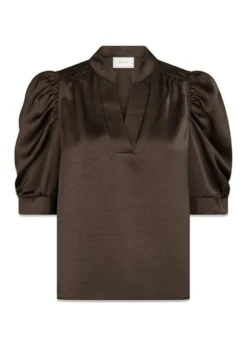 Neo Noir Roella Heavy Sateen Blouse