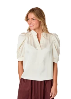 Neo Noir Roella Heavy Sateen Blouse