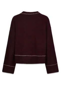 Neo Noir Roeme Knit Stitch Blouse