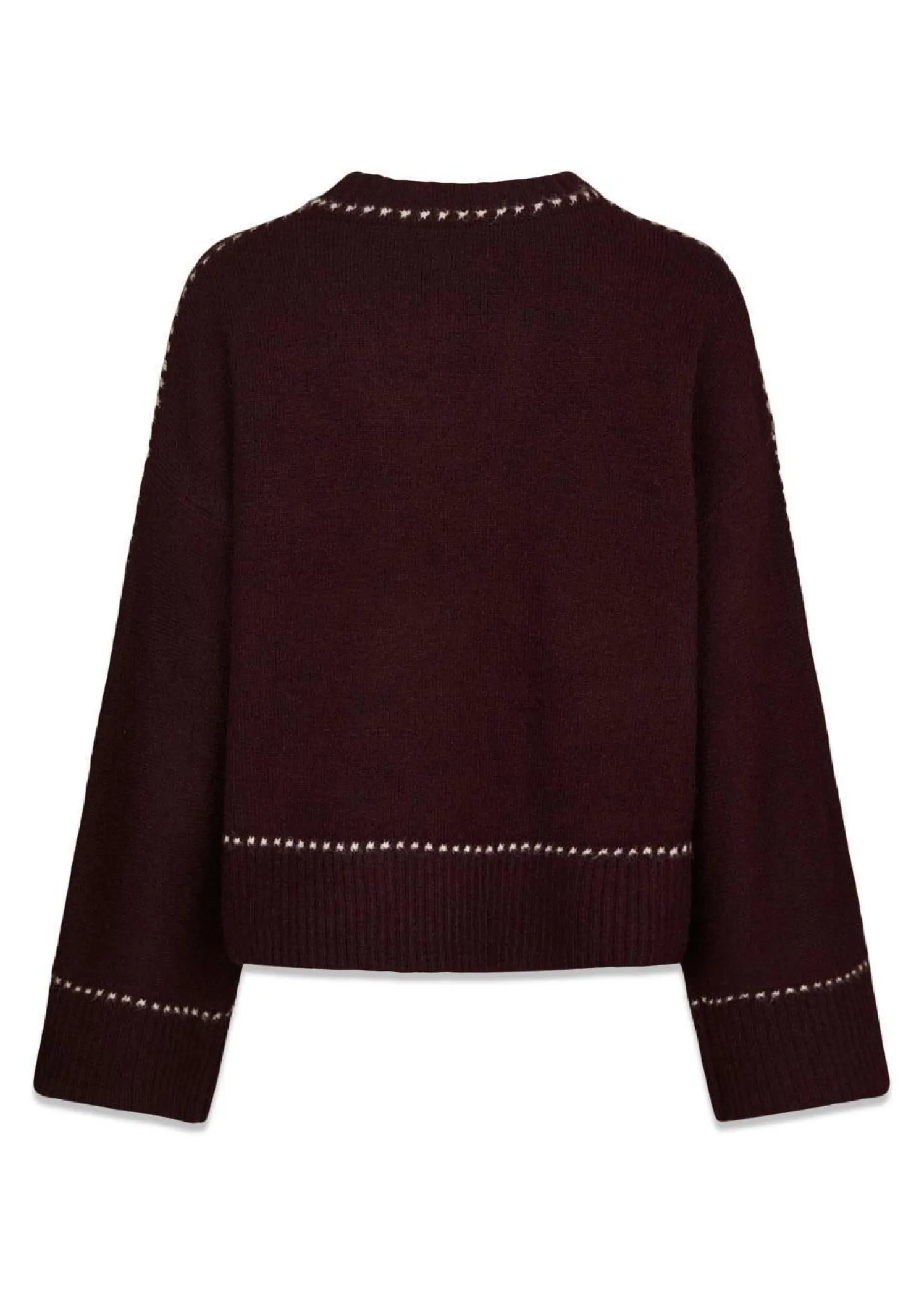 Neo Noir Roeme Knit Stitch Blouse