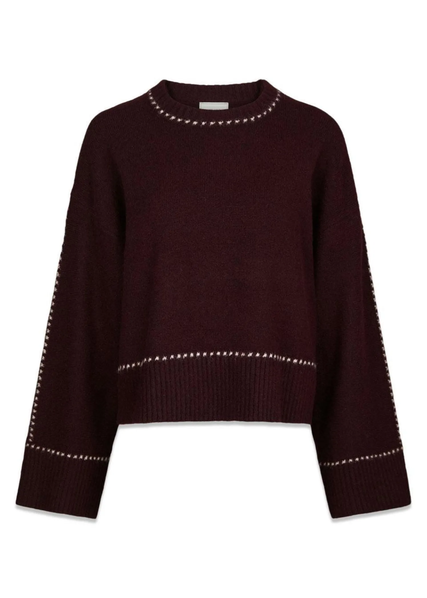 Neo Noir Roeme Knit Stitch Blouse