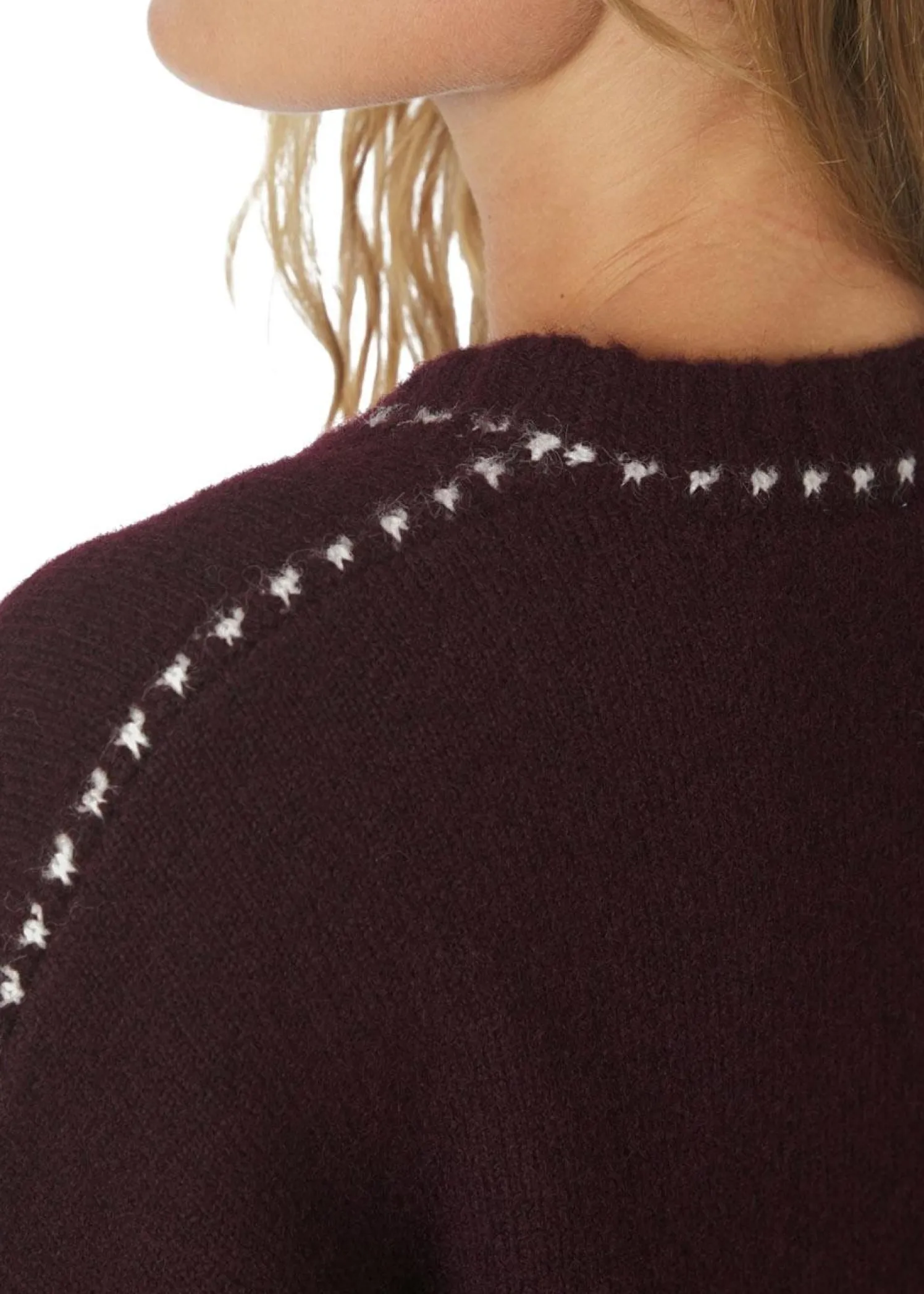 Neo Noir Roeme Knit Stitch Blouse