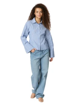 Neo Noir Rosa Stripe Shirt