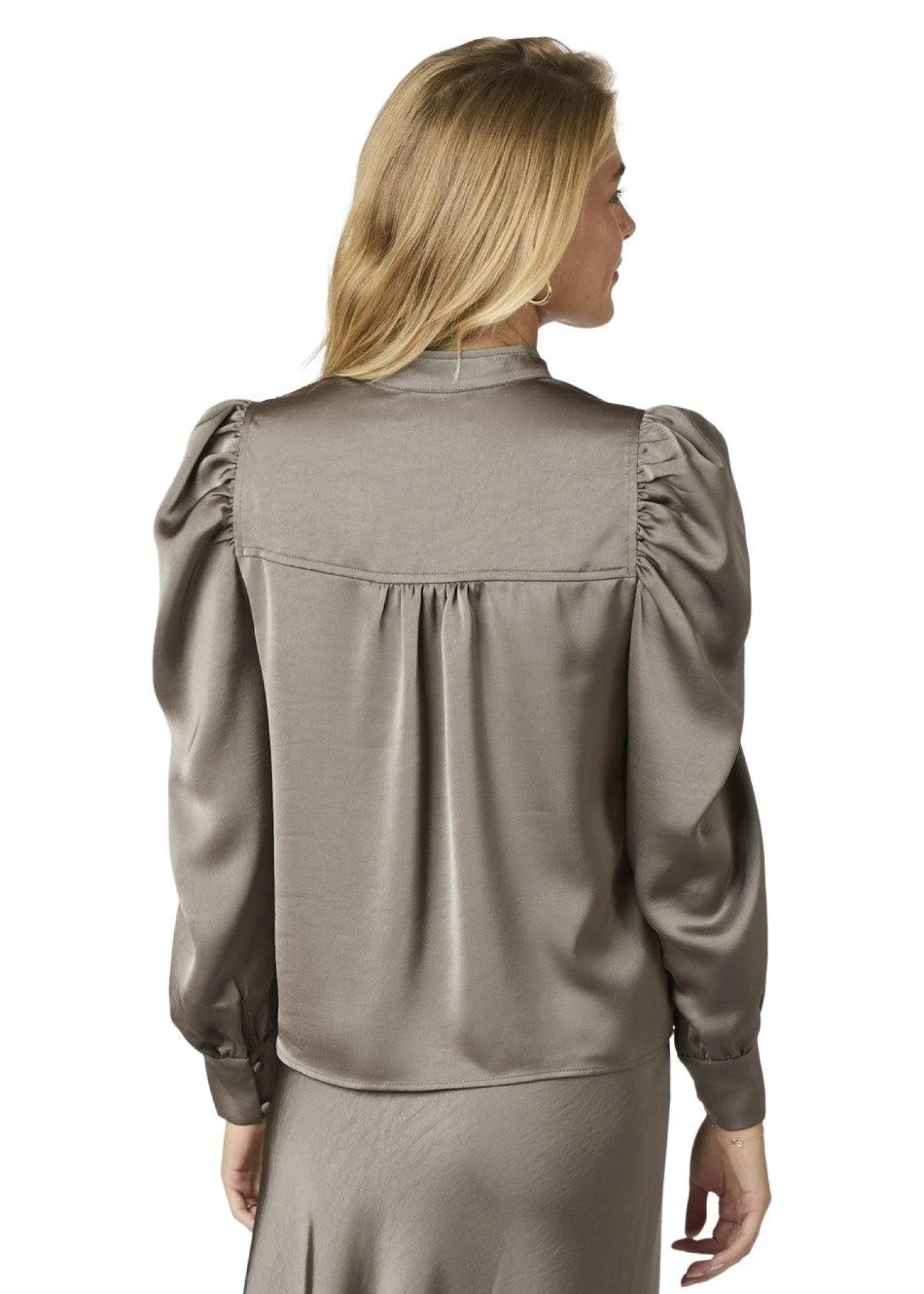 Neo Noir Rosslyn Heavy Sateen Blouse