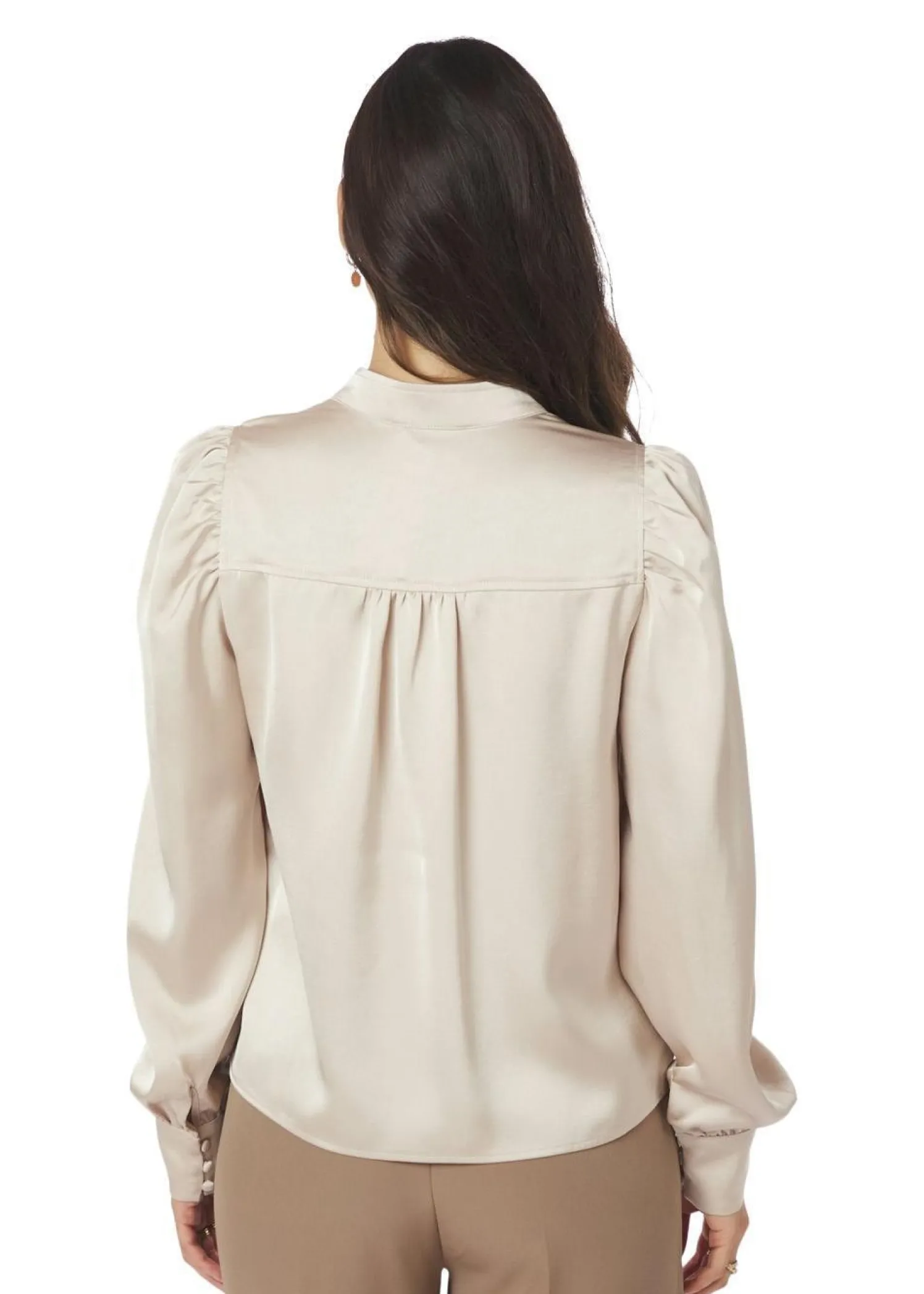 Neo Noir Rosslyn Heavy Sateen Blouse