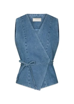Neo Noir Samara Denim Waistcoat