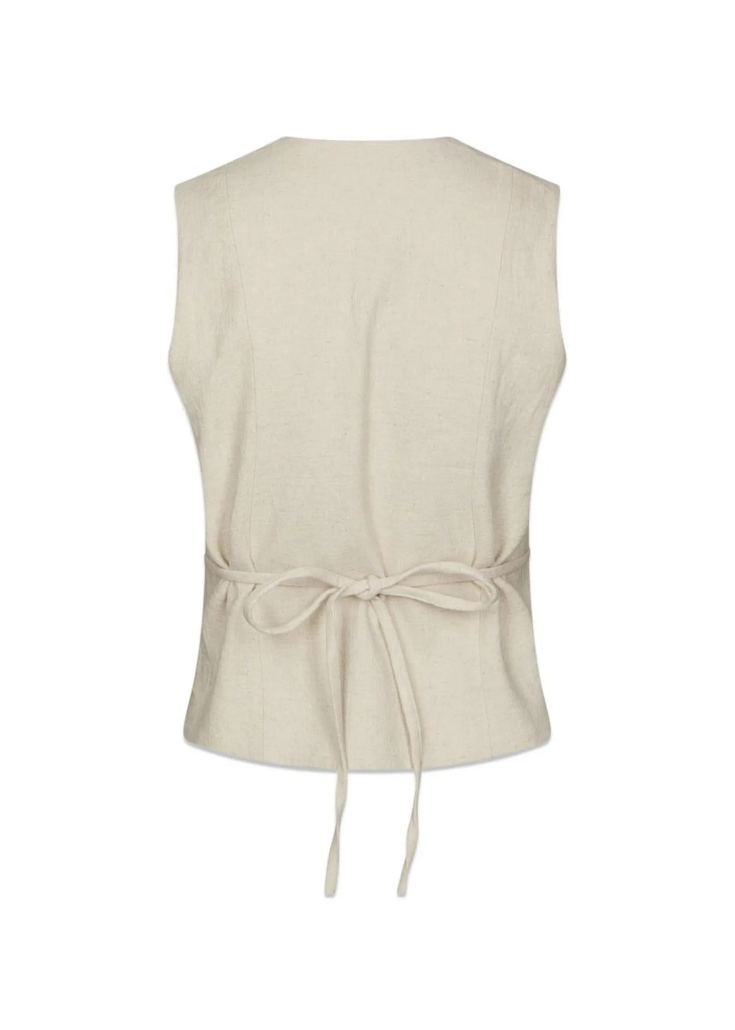 Neo Noir Samara Ramie Waistcoat