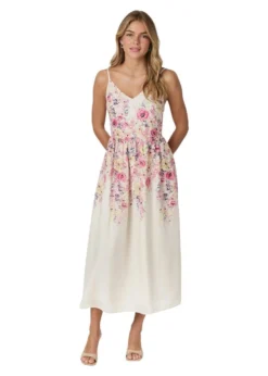 Neo Noir Sanni Flower Print Dress