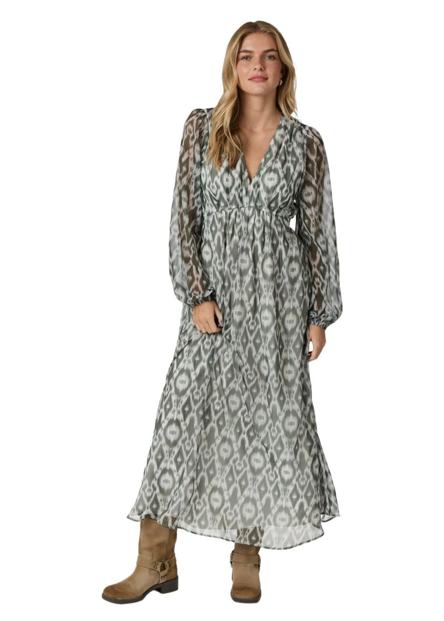 Neo Noir Silfi Graphic Fade Dress