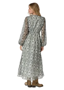 Neo Noir Silfi Graphic Fade Dress