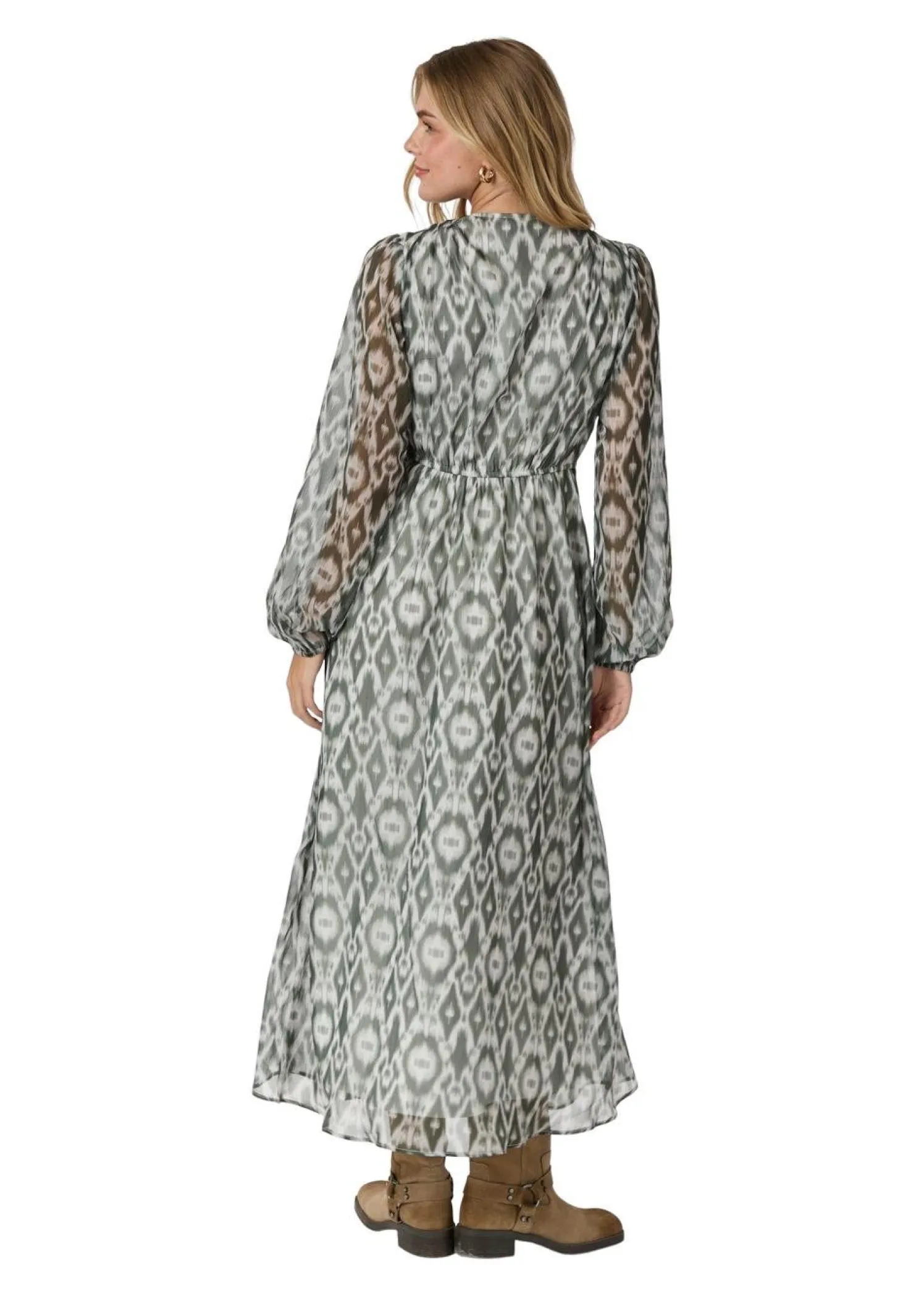 Neo Noir Silfi Graphic Fade Dress