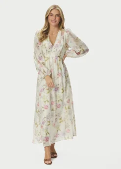 Neo Noir Silfi Vintage Flower Dress