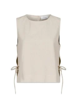 Neo Noir Svetlana linen Top