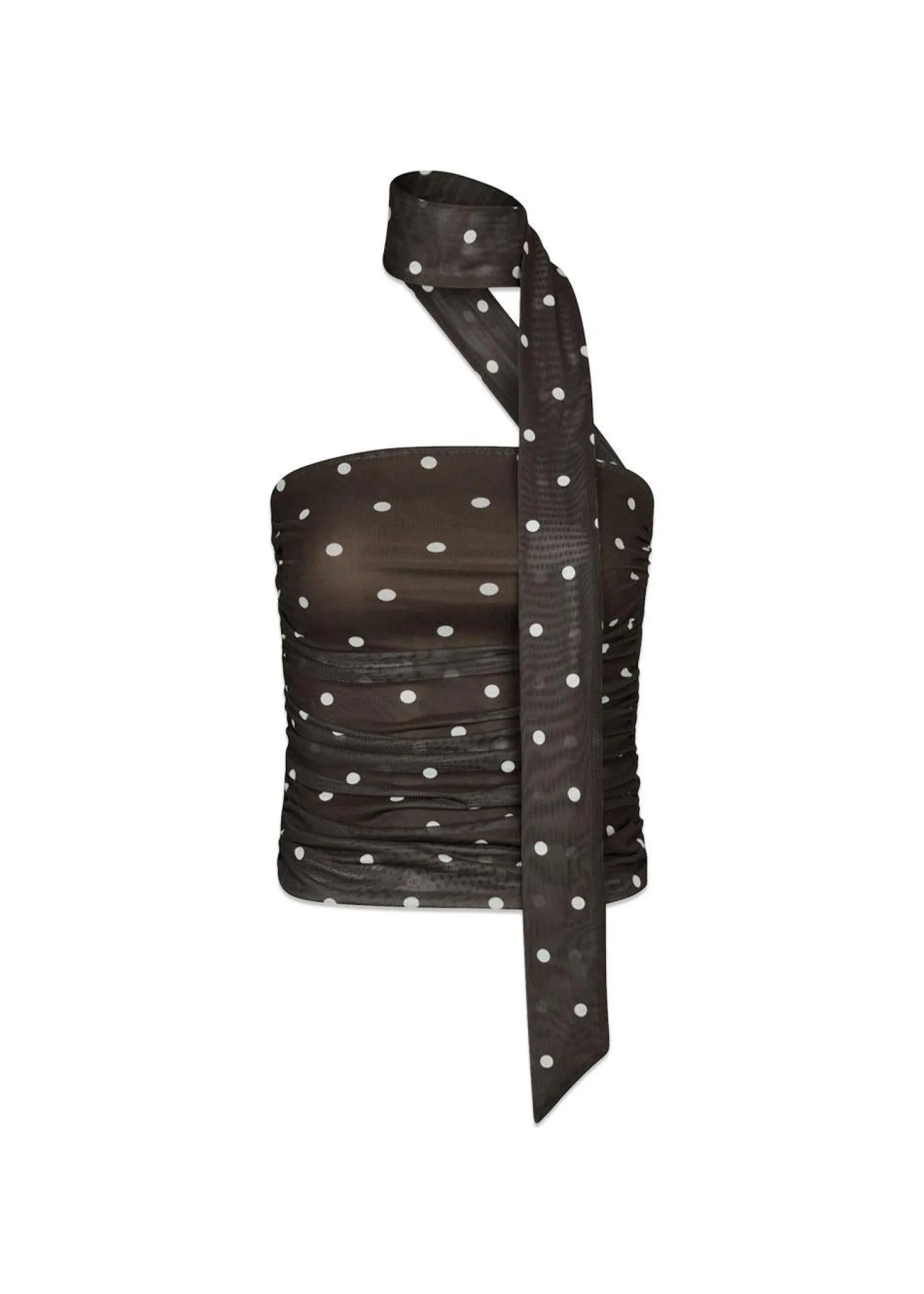 Neo Noir Torinti Mesh Dot Top