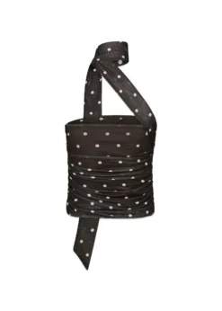 Neo Noir Torinti Mesh Dot Top