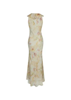 Neo Noir Zella Chiffon Print Dress