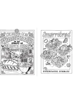 New Mags Street Food Coloring Book