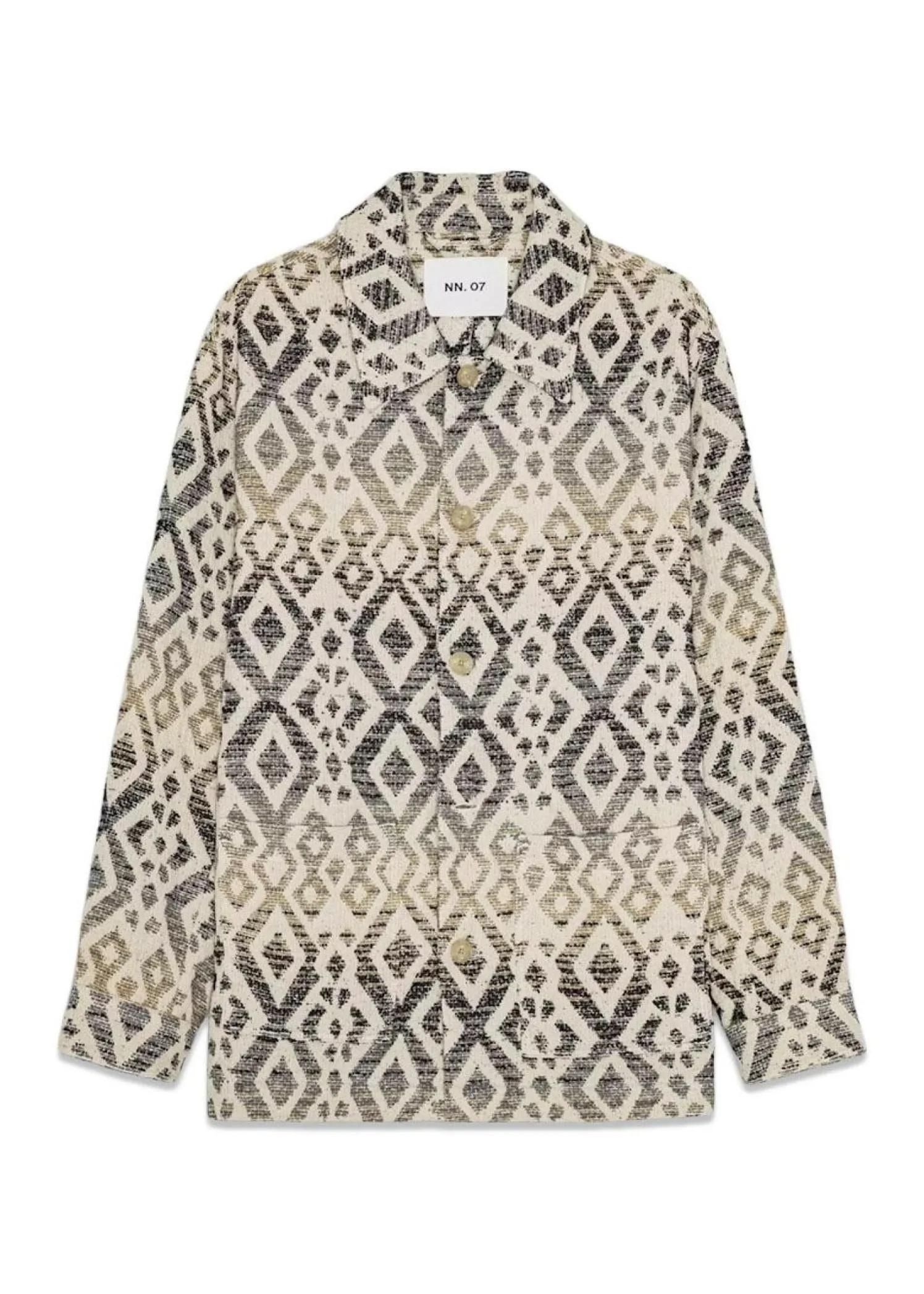 Nn. 07 Blaze Jacquard Overshirt
