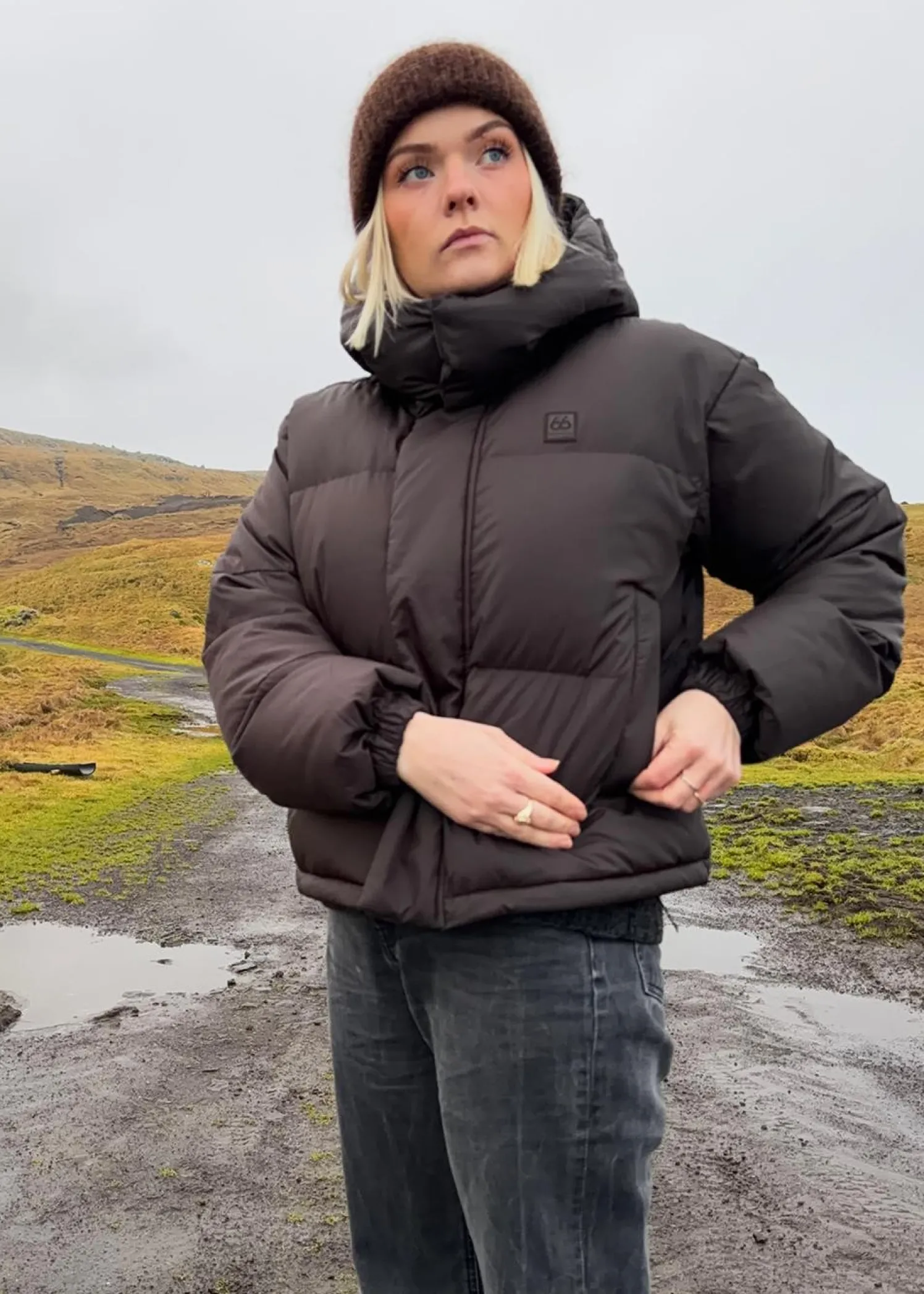66 North Dyngja Down W Cropped Jacket