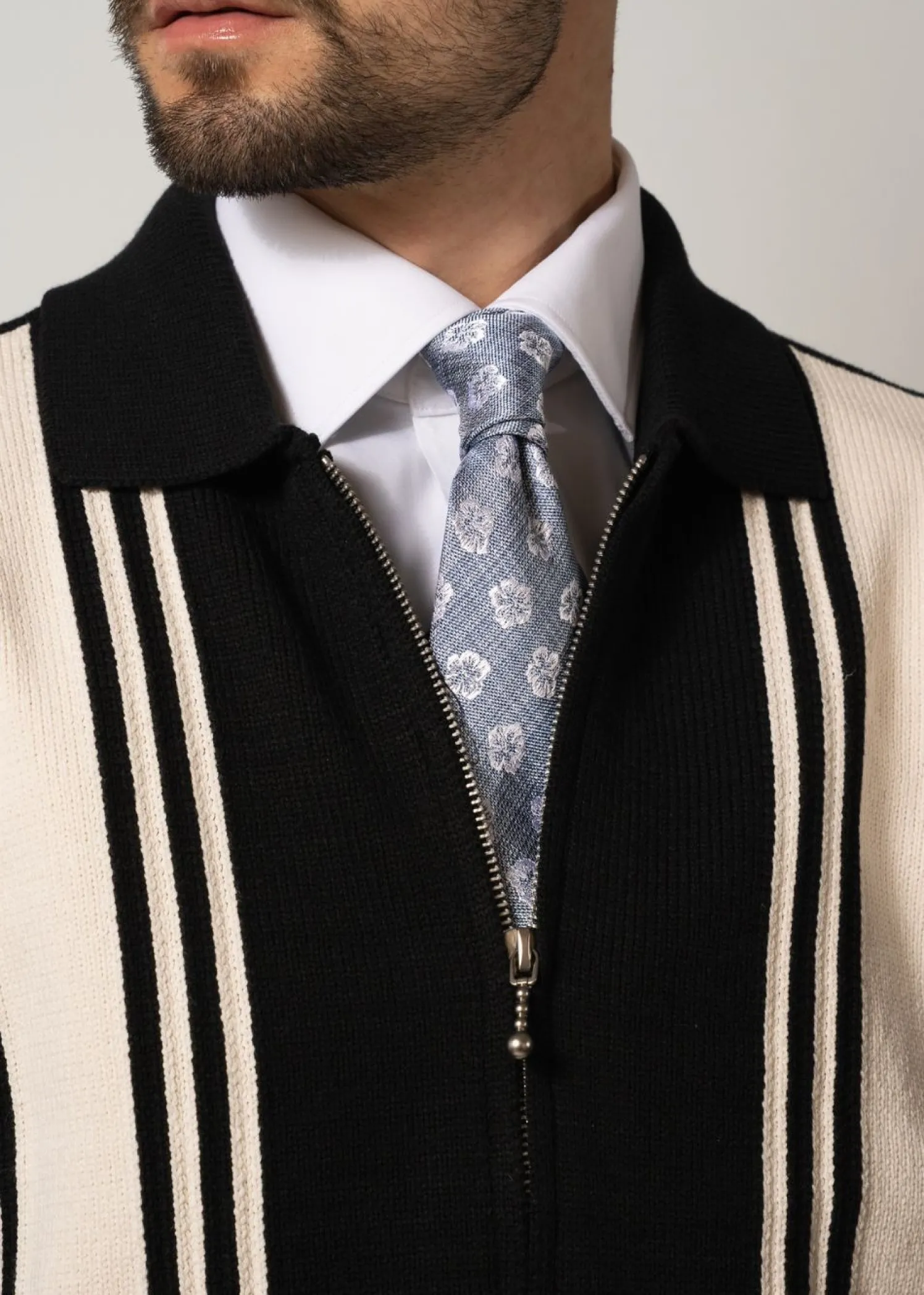 OBEY Matt Zip Up Sweater