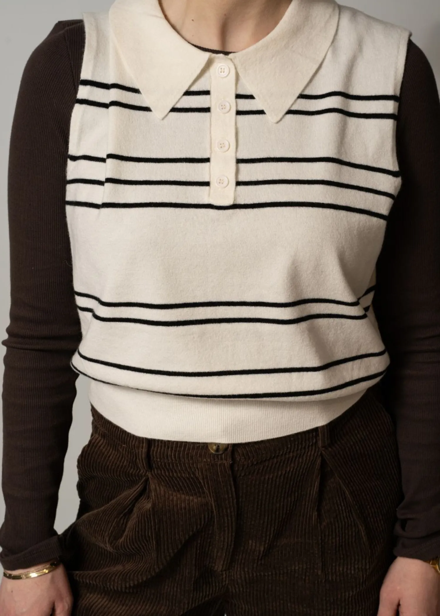 Oval Square Alba Polo Top