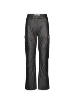 Oval Square Deep Leather Pants
