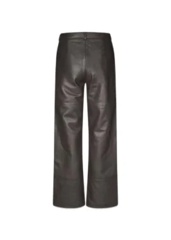 Oval Square Time Leather Trousers