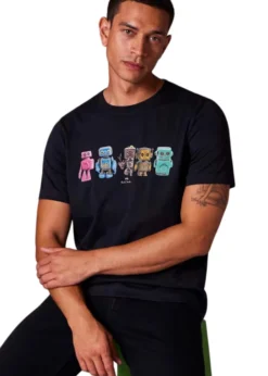 Paul Smith - PS Reg Fit T-Shirt Robots