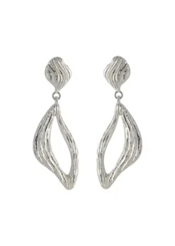 Pernille Corydon Flowing Dreams Earrings length 30 mm