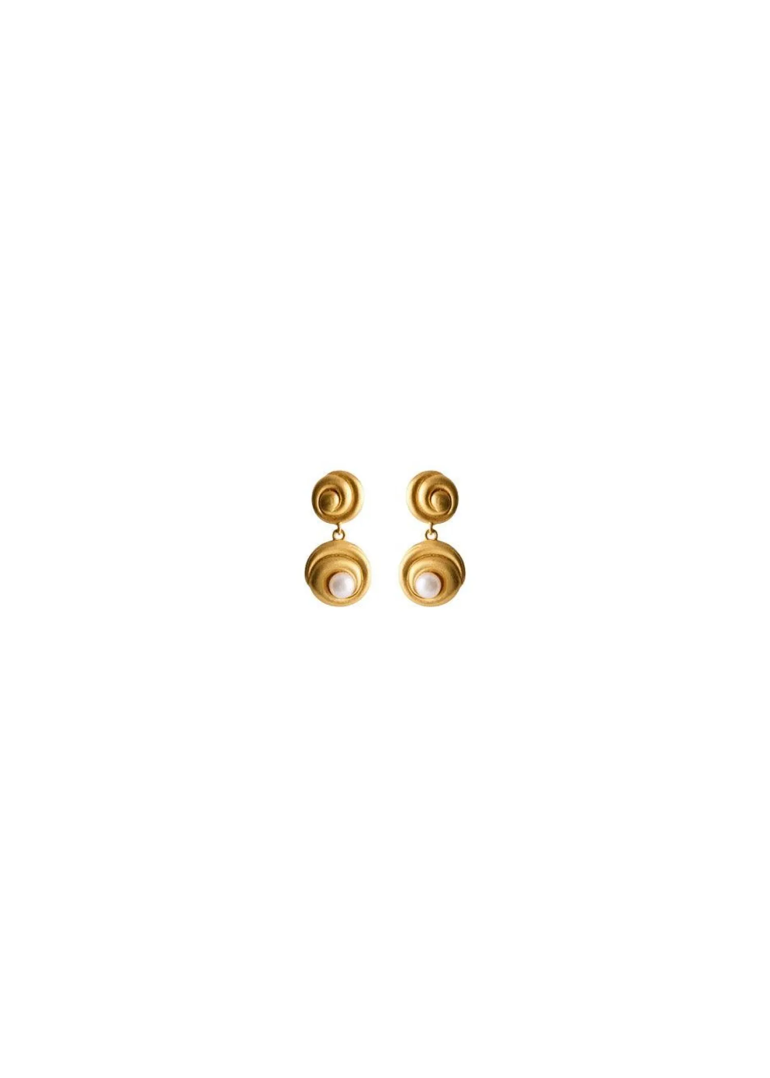 Pernille Corydon Shell Flower Earrings
