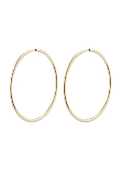 Pilgrim APRIL large hoop earrings gold-plated