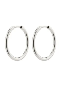 Pilgrim APRIL small hoop earrings silver-plated