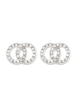 Pilgrim JOLINA recycled earrings silver-plated