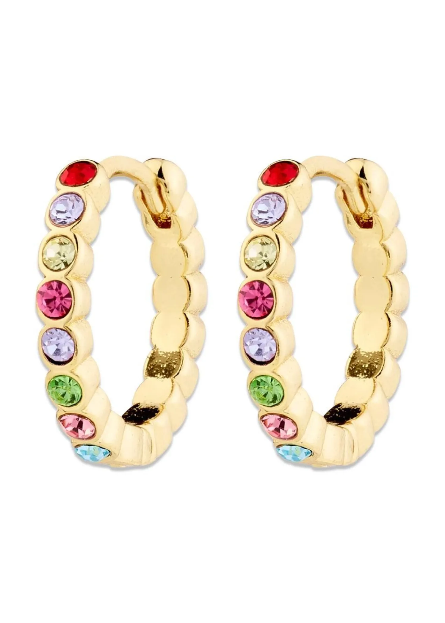 Pilgrim KLEOPRATRA hoop earrings gold-plated