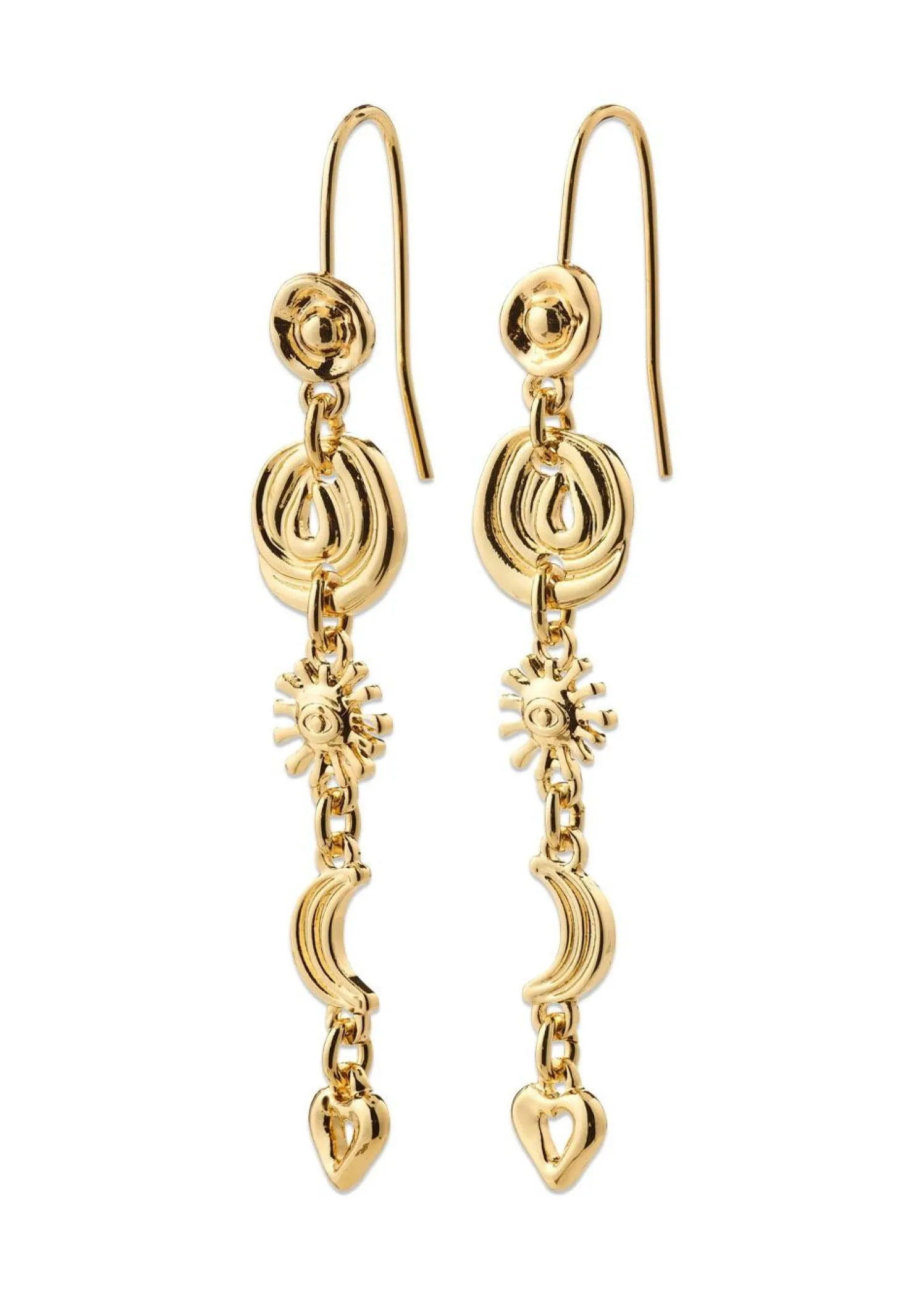 Pilgrim MISHA earrings gold-plated