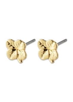 Pilgrim OCTAVIA clover earrings gold-plated