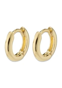 Pilgrim TYRA chunky mini hoop earrings gold-plated