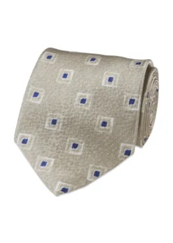 Portia Beige Silk Tie