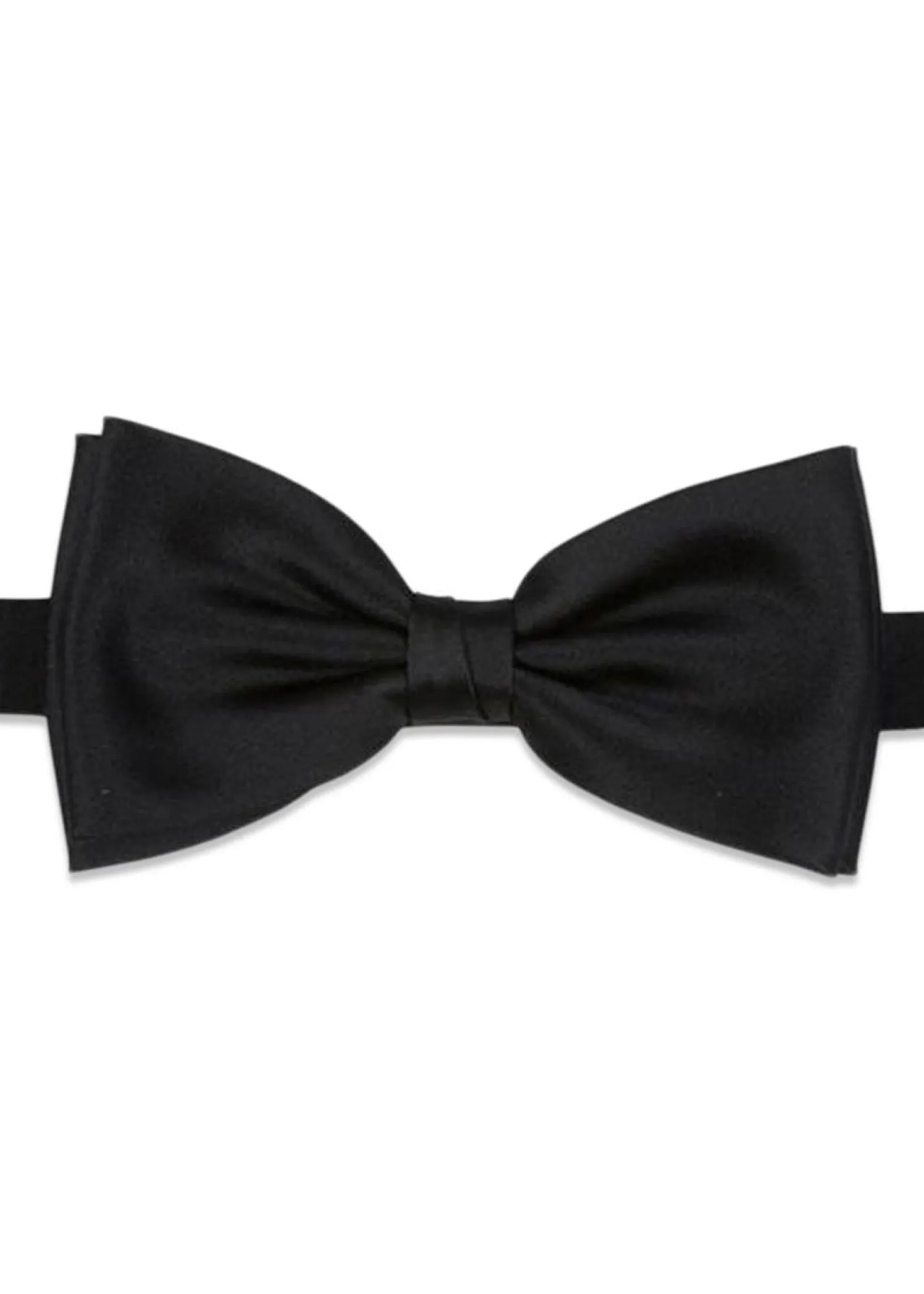 Portia Black Silk Bow Tie