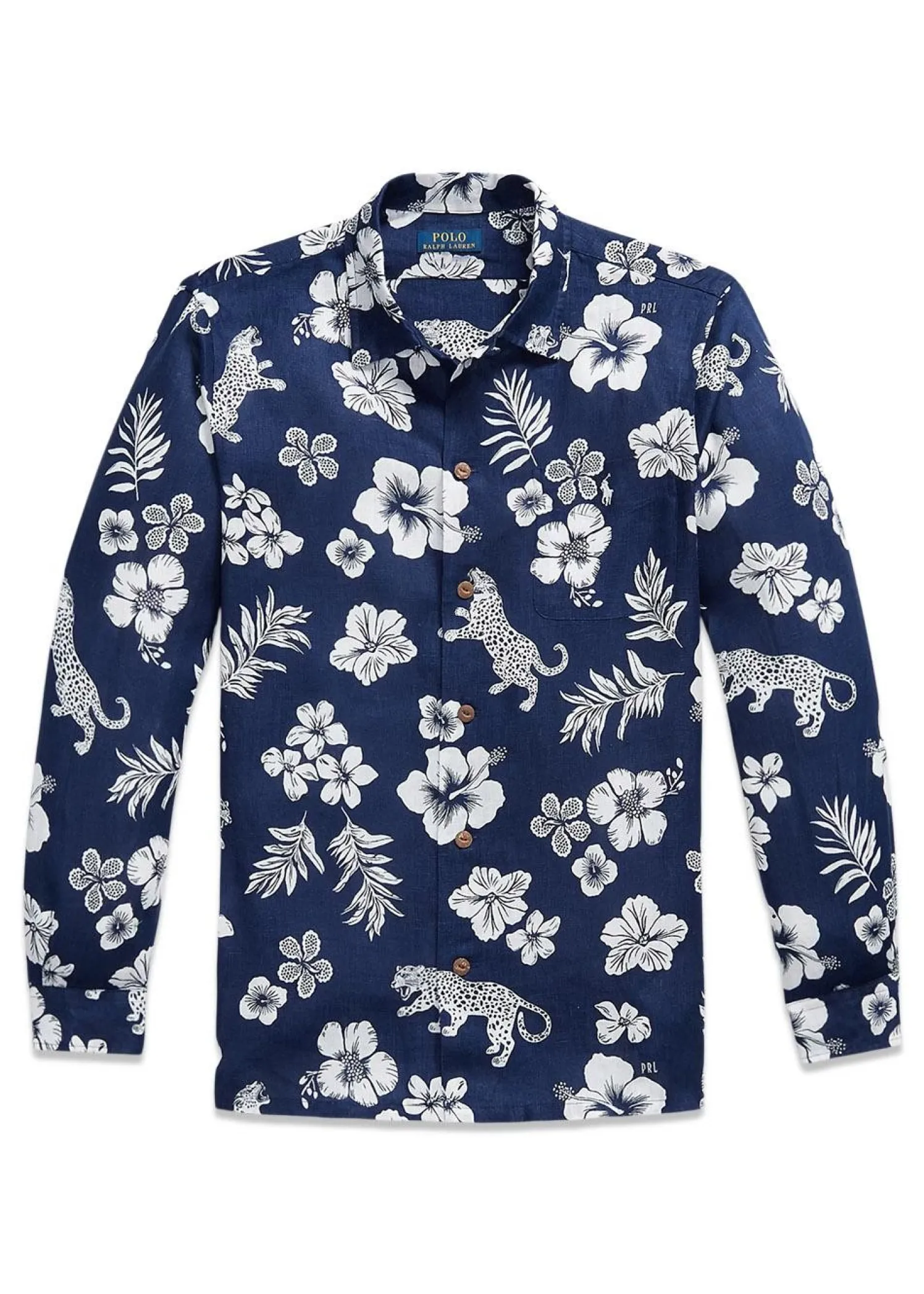 Ralph Lauren Classic Fit Tropical Linen Camp Shirt