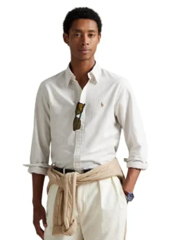 Ralph Lauren Slim Fit Striped Oxford Shirt