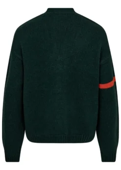 Ralph Lauren Wool V-Neck Letter Cardigan
