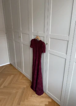 Rotate FLOWER MESH FLARED DRESS
