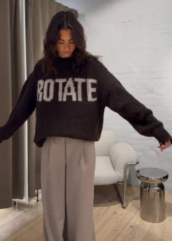 Rotate KNITTED LOGO SWEATER