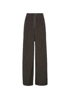 Rotate PINSTRIPE WIDE LEG PANTS