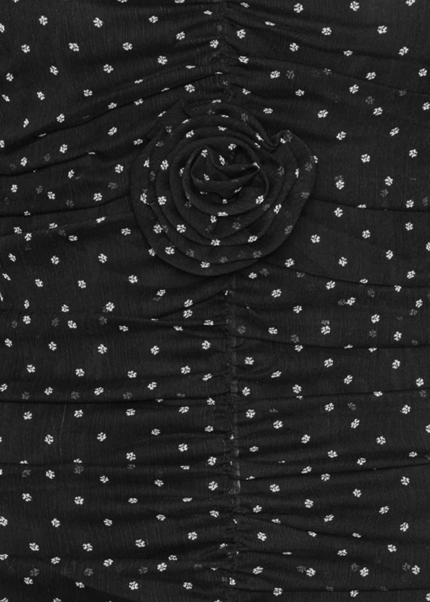 Rotate PRINTED LONG-SLEEVE DRESS
